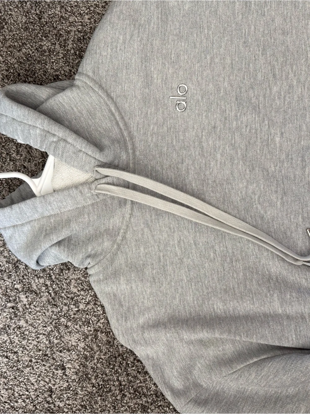 ALO Yoga Gray Hoodie & Jogger Pajama Set